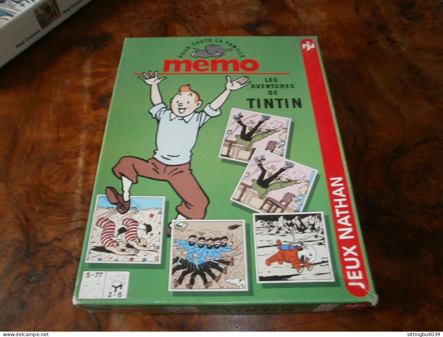 TINTIN. Jeu De Société MEMO Pour Toute La Famille.Complet Avec Mode D'emploi. Hergé 1994 Jeux Nathan - Jeux De Société