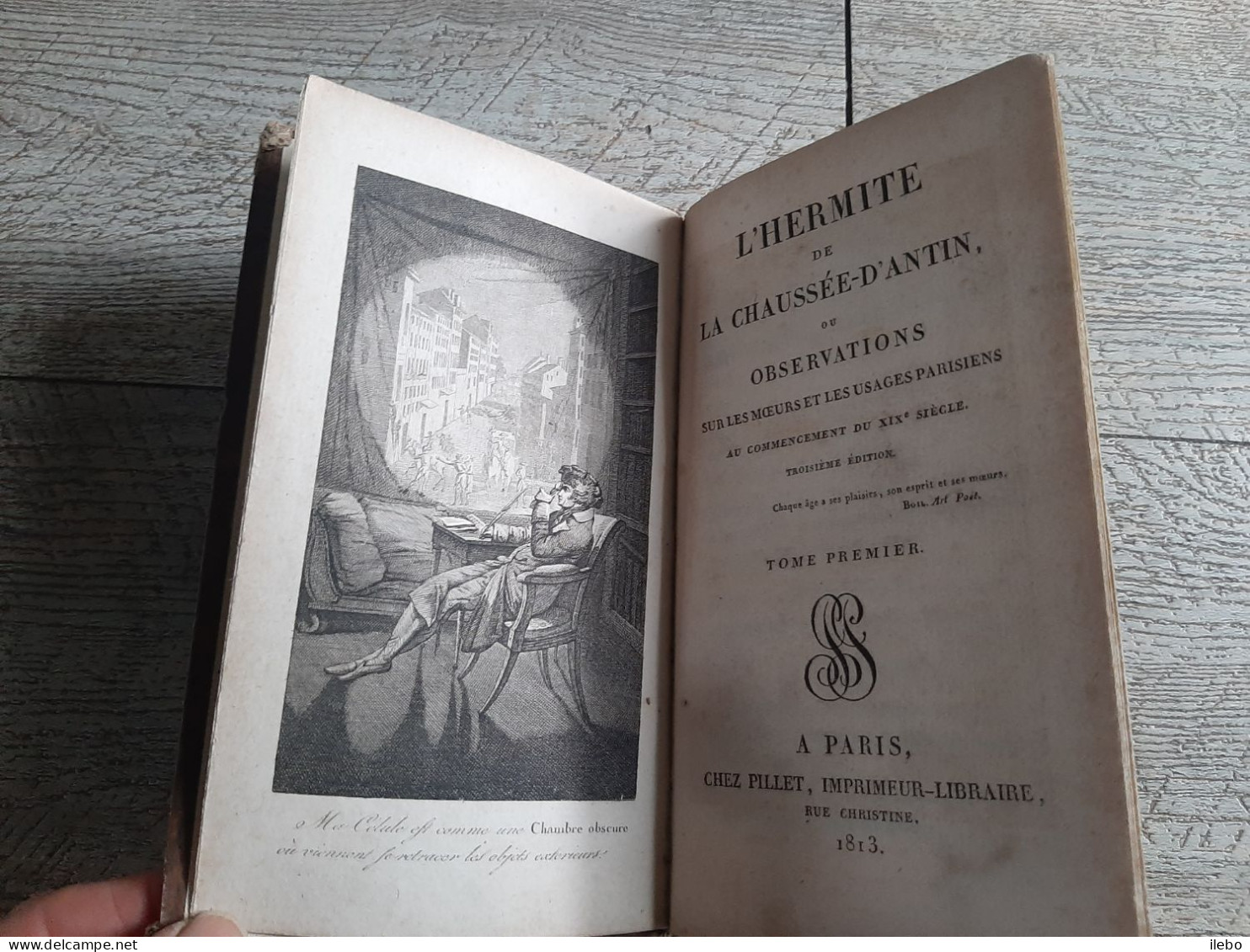 L'hermite De La Chaussée D'antin Observations Sur Les Moeurs Et Usages Parisiens Paris 1813 T1 - Parijs