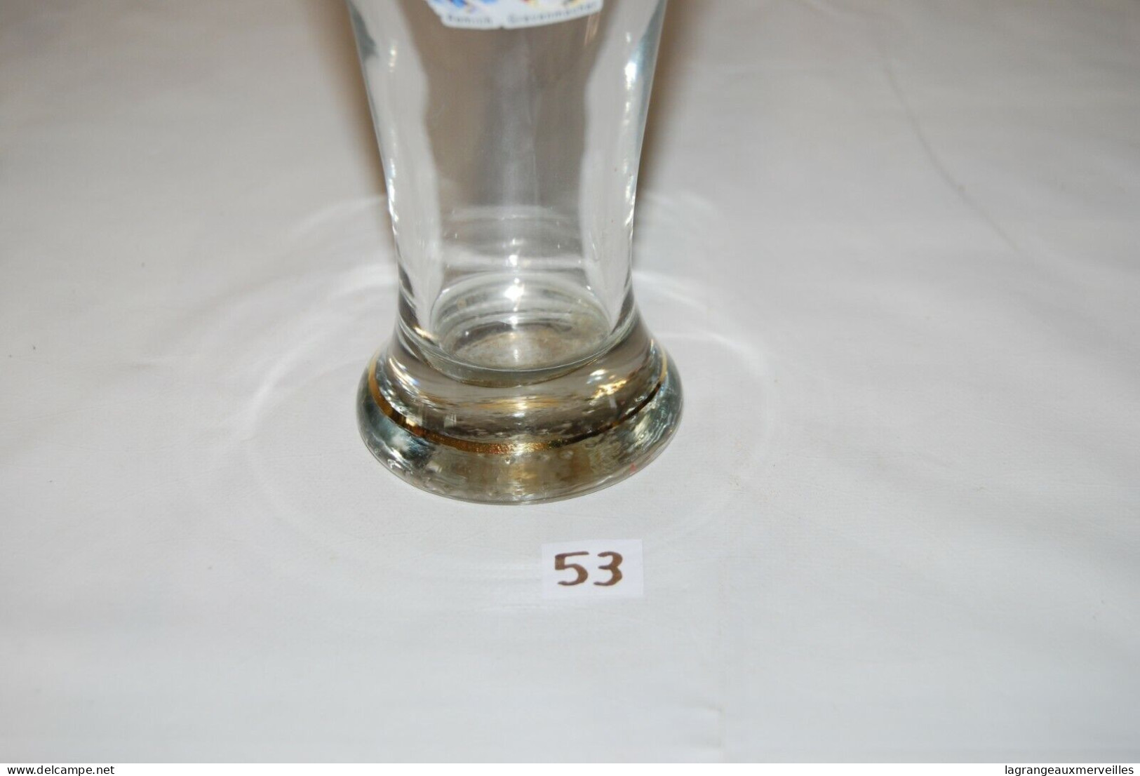 C53 Ancienne Chope En Verre - Souvenir Du Luxembourg - Verres