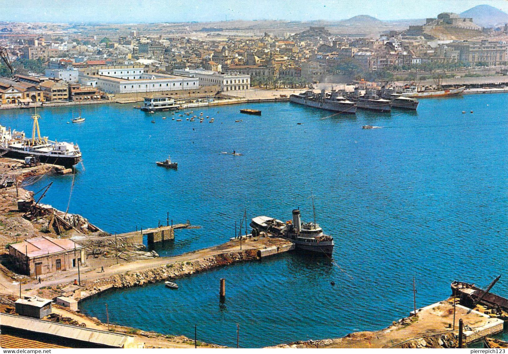 Carthagène - Vue Partielle Aérienne Du Port - Murcia