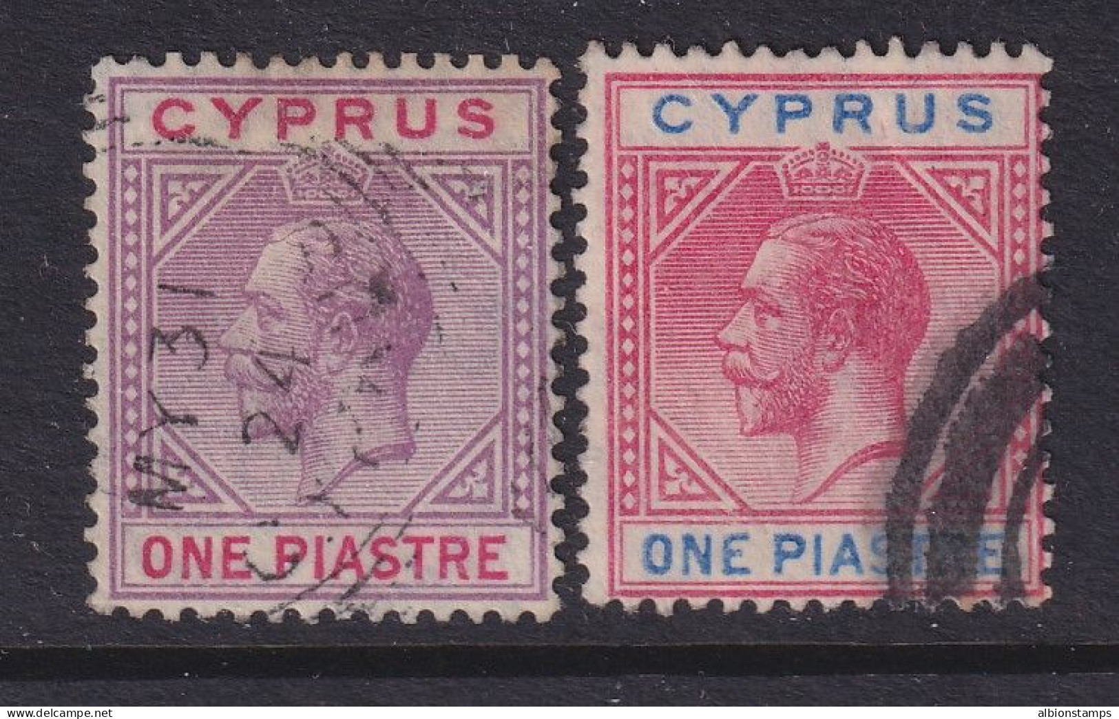 Cyprus, Scott 76-77 (SG 89-90), Used - Chipre (...-1960)