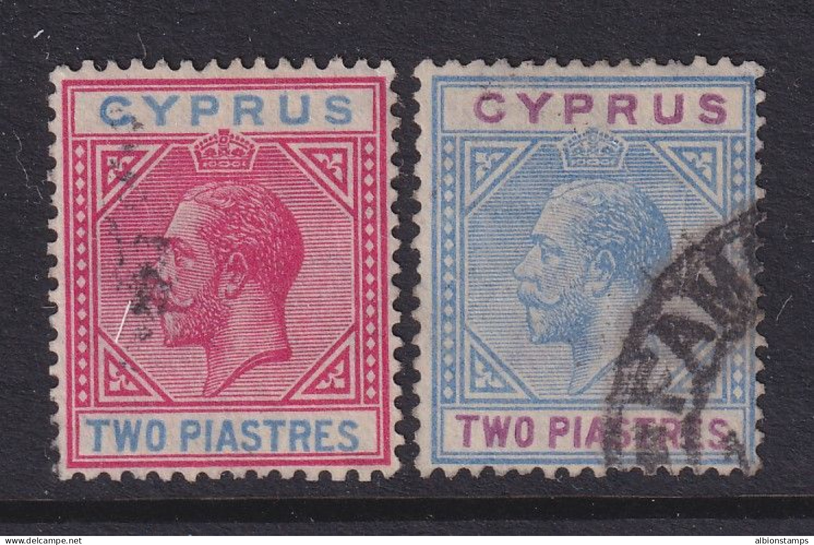 Cyprus, Scott 79-80 (SG 92-93), Used - Chypre (...-1960)