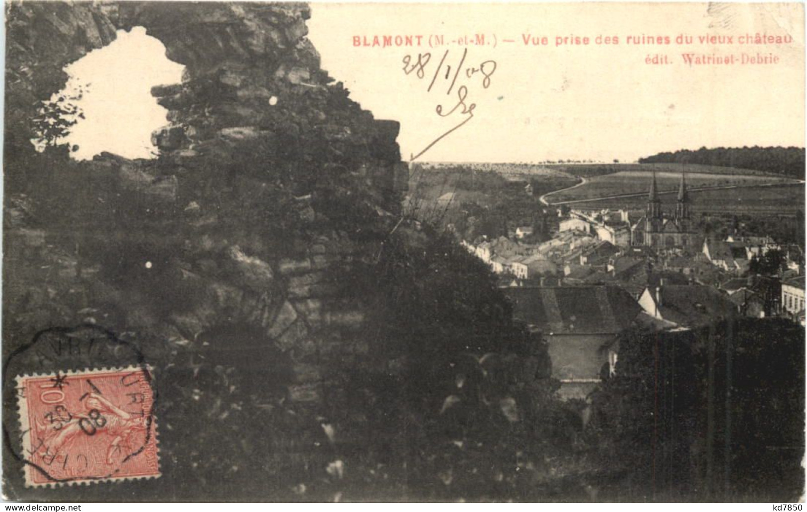 Blamont - Ruines De Chateau - Blamont