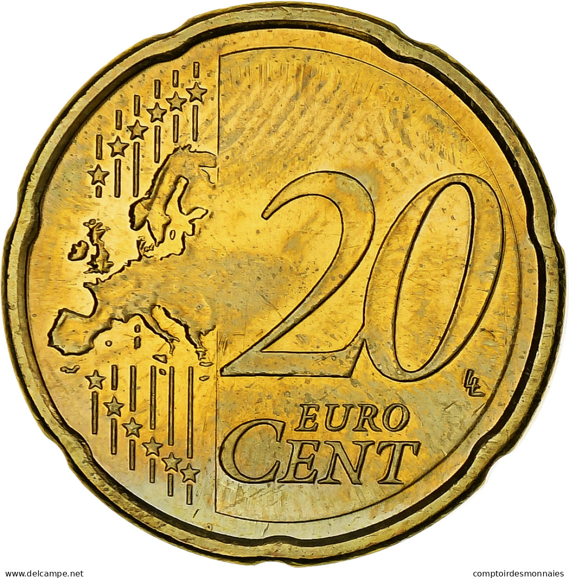 Slovaquie, 20 Euro Cent, 2009, Kremnica, SPL+, Or Nordique, KM:99 - Slovacchia