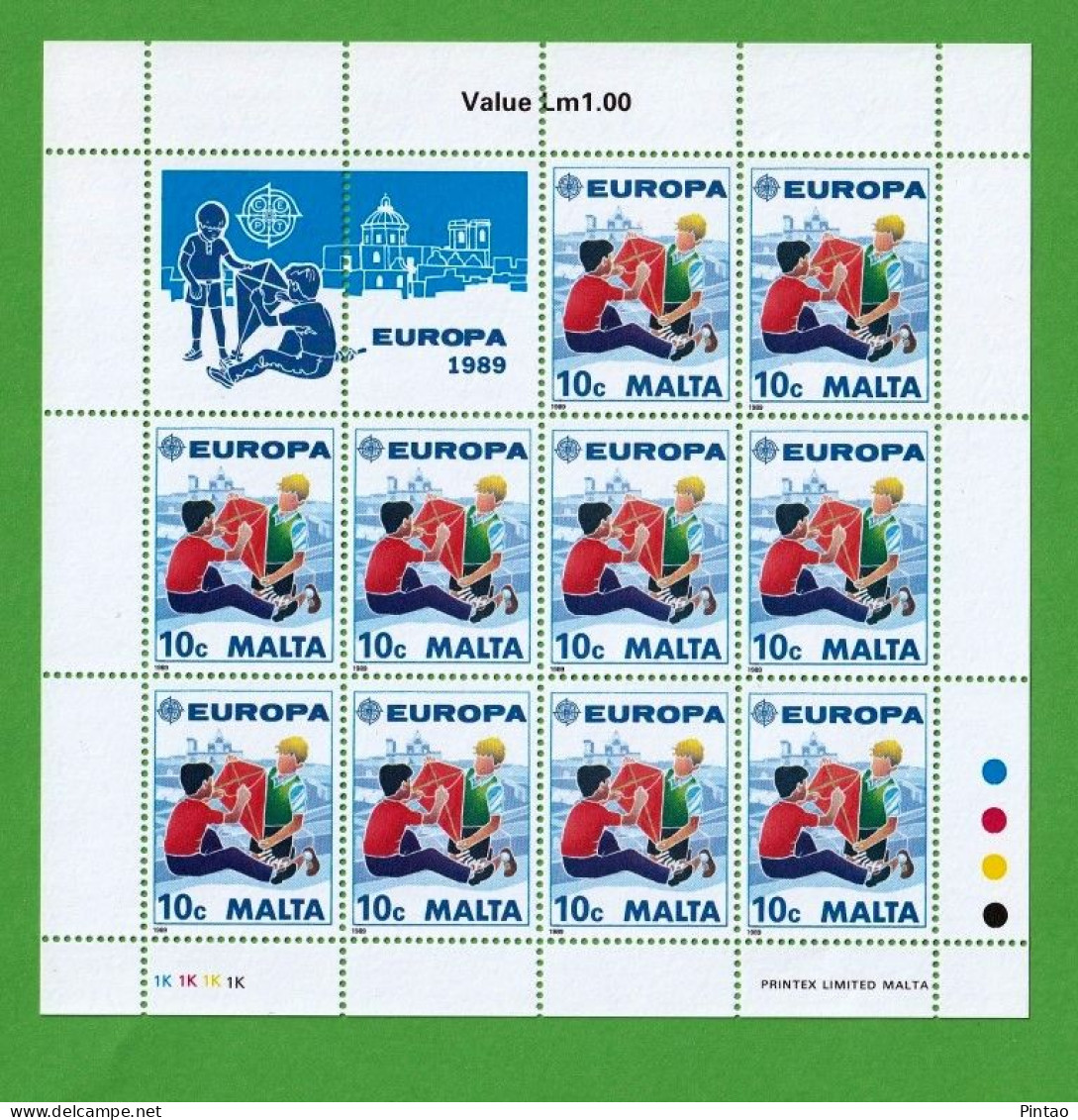 CEPT7618- MALTA 1989- MNH (EUROPA CEPT)_ 2 FM - 1989