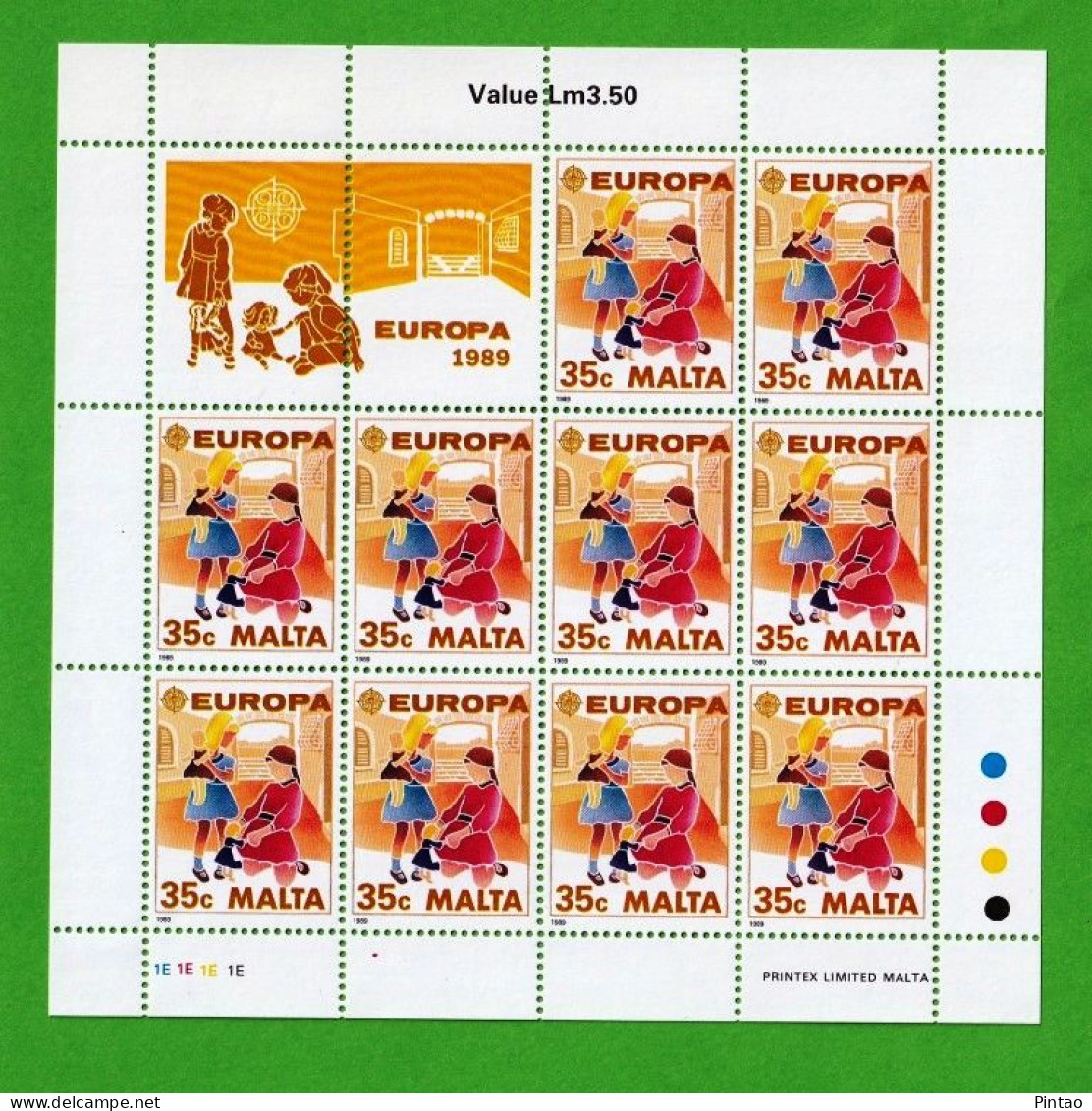 CEPT7618- MALTA 1989- MNH (EUROPA CEPT)_ 2 FM - 1989