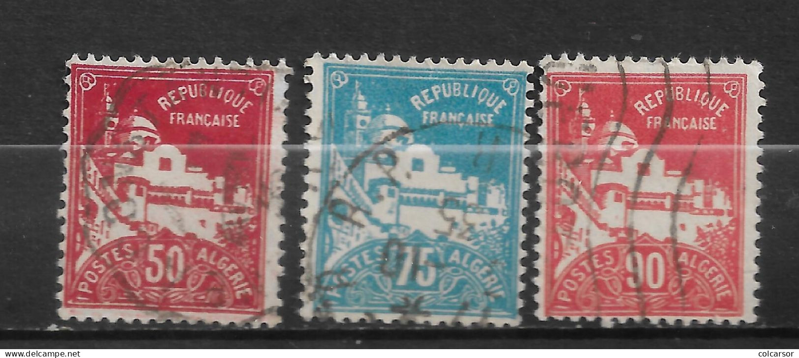 ALGÉRIE   N°  79A/80A /81 - Gebraucht