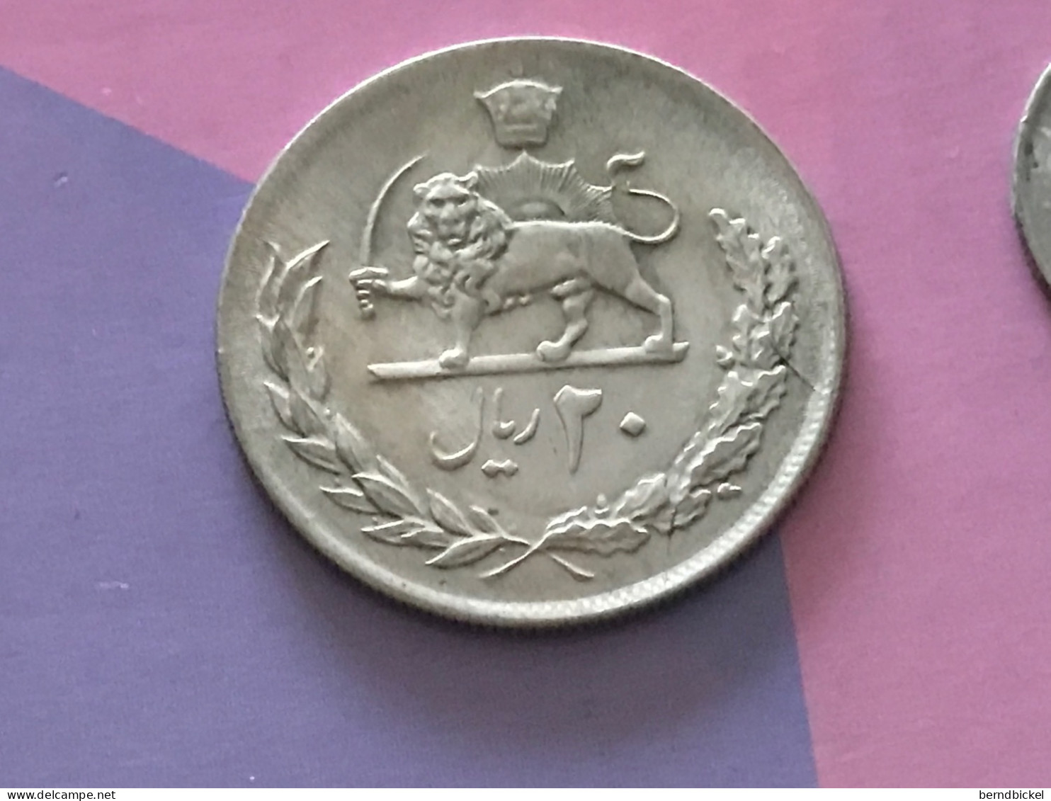 Münze Münzen Umlaufmünze Iran 20 Rial 1977 - Iran