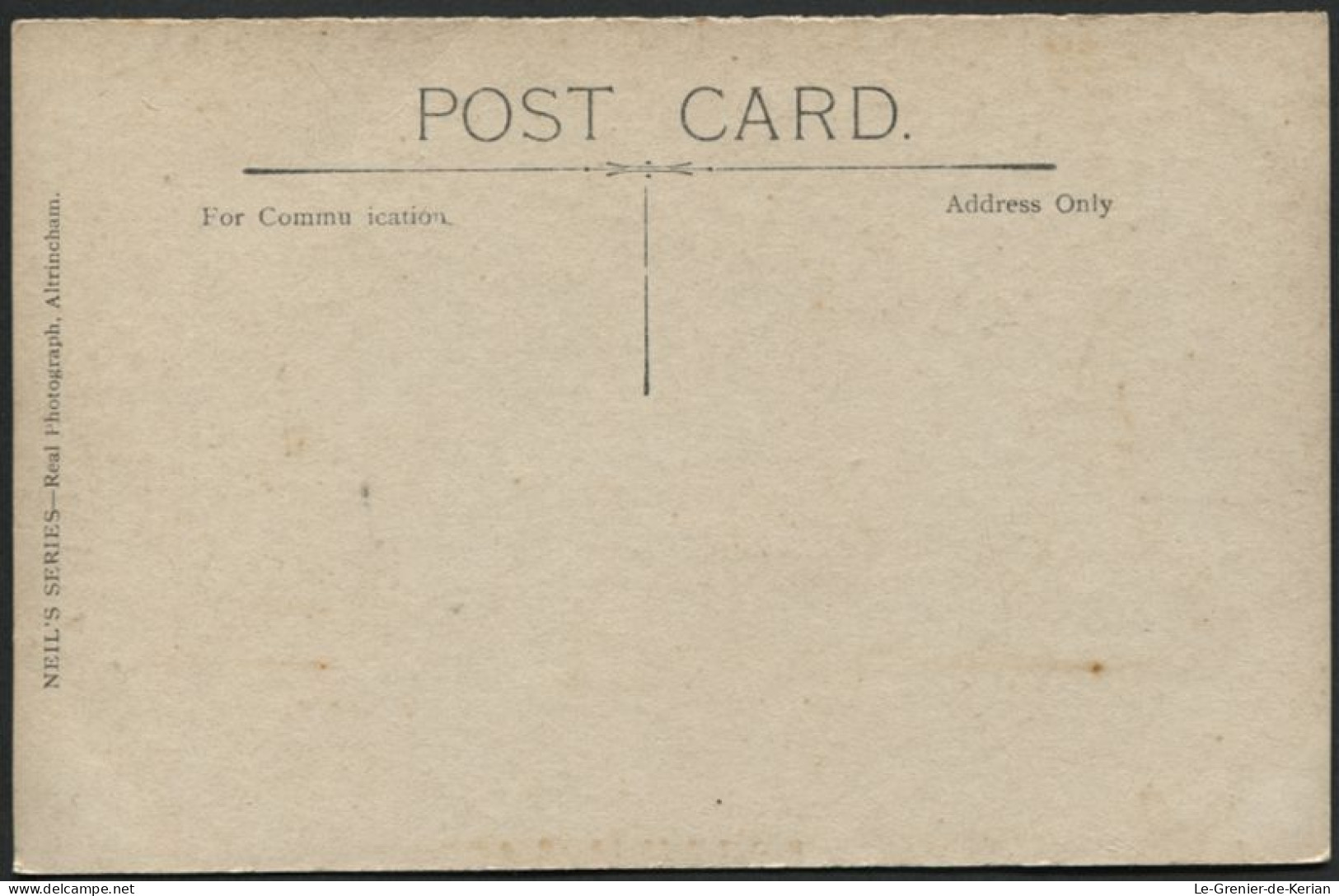 Superb Original Old Postcard - GB - Altrincham - TRAM - Barrington Road - N° 2401 Neil's Series - See 2 Scans - Other & Unclassified