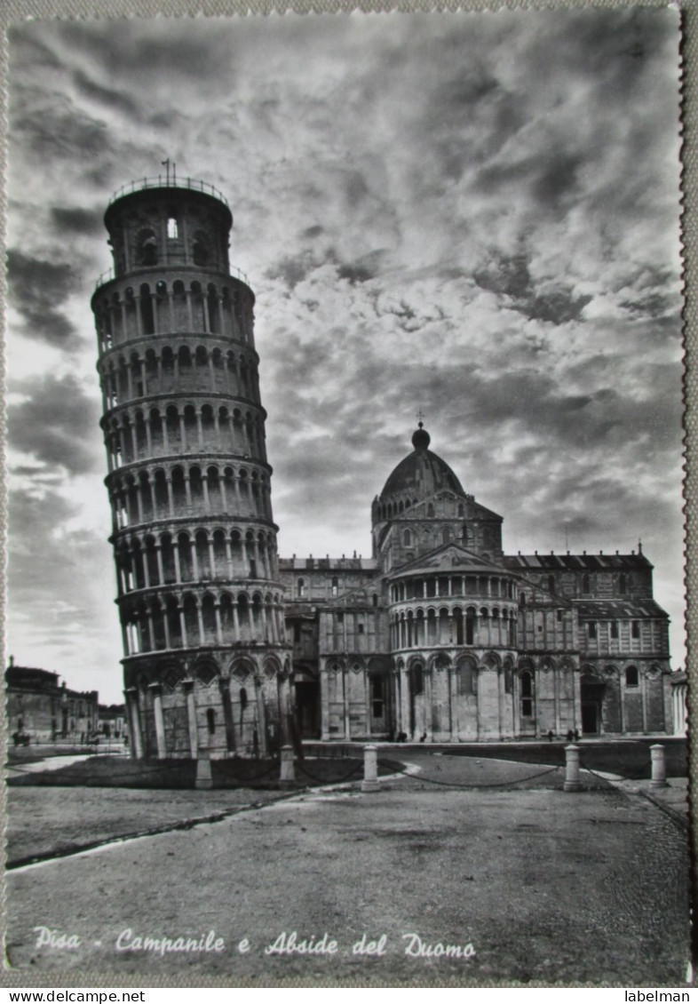 ITALY PISA TORRE PENDENTE TOWER TOUR PENCHEE MONUMENT CARD PHOTO POSTCARD ANSICHTSKARTE CARTE POSTALE CARTOLINA - Iglesias