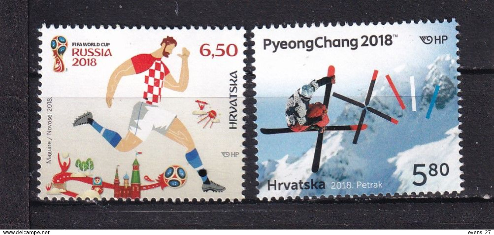 CROATIA-2018-OLYMPICS-PYEONGCHANG-MNH. - Winter 2018: Pyeongchang