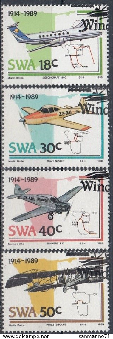 SOUTH WEST AFRICA 637-640,used - Autres - Afrique