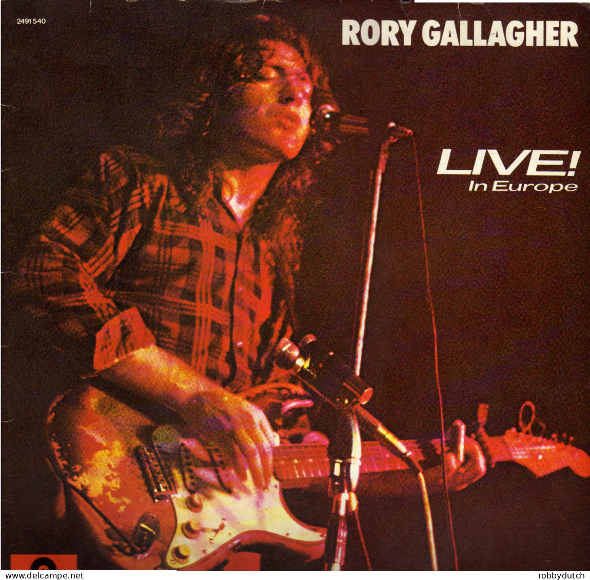* LP *  RORY GALLAGHER - LIVE IN EUROPE (Holland 1972 EX-) - Blues