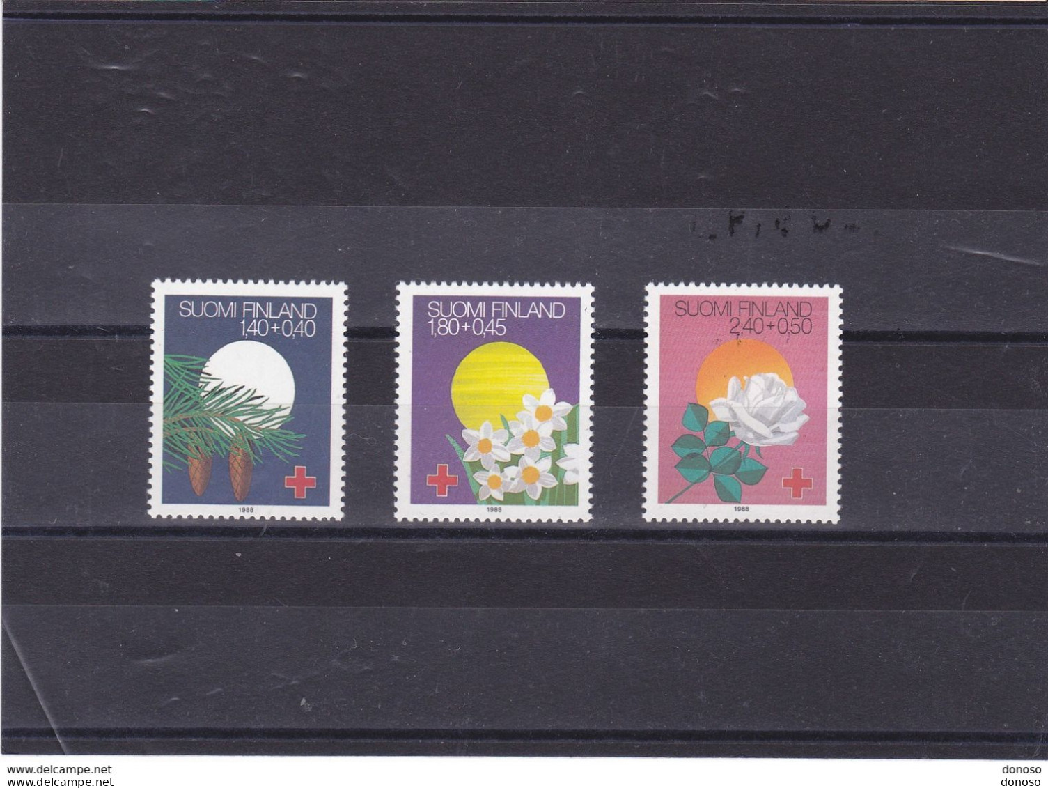 FINLANDE 1988 FÊTES Yvert 1008-1010, Michel 1044-1046 NEUF** MNH Cote 4,50 Euros - Unused Stamps