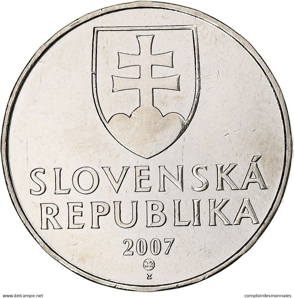 Slovaquie, 2 Koruna, 2007, Kremnica, Nickel Plaqué Acier, SPL+, KM:13 - Slovakia