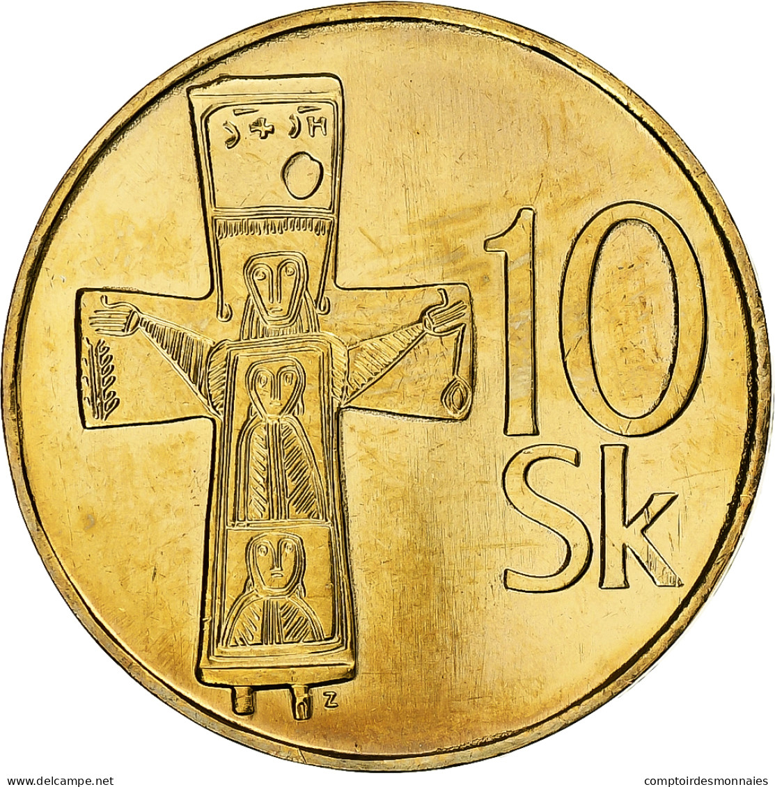 Slovaquie, 10 Koruna, 2003, Kremnica, Cupronickel Aluminium, SPL+, KM:11 - Slovaquie