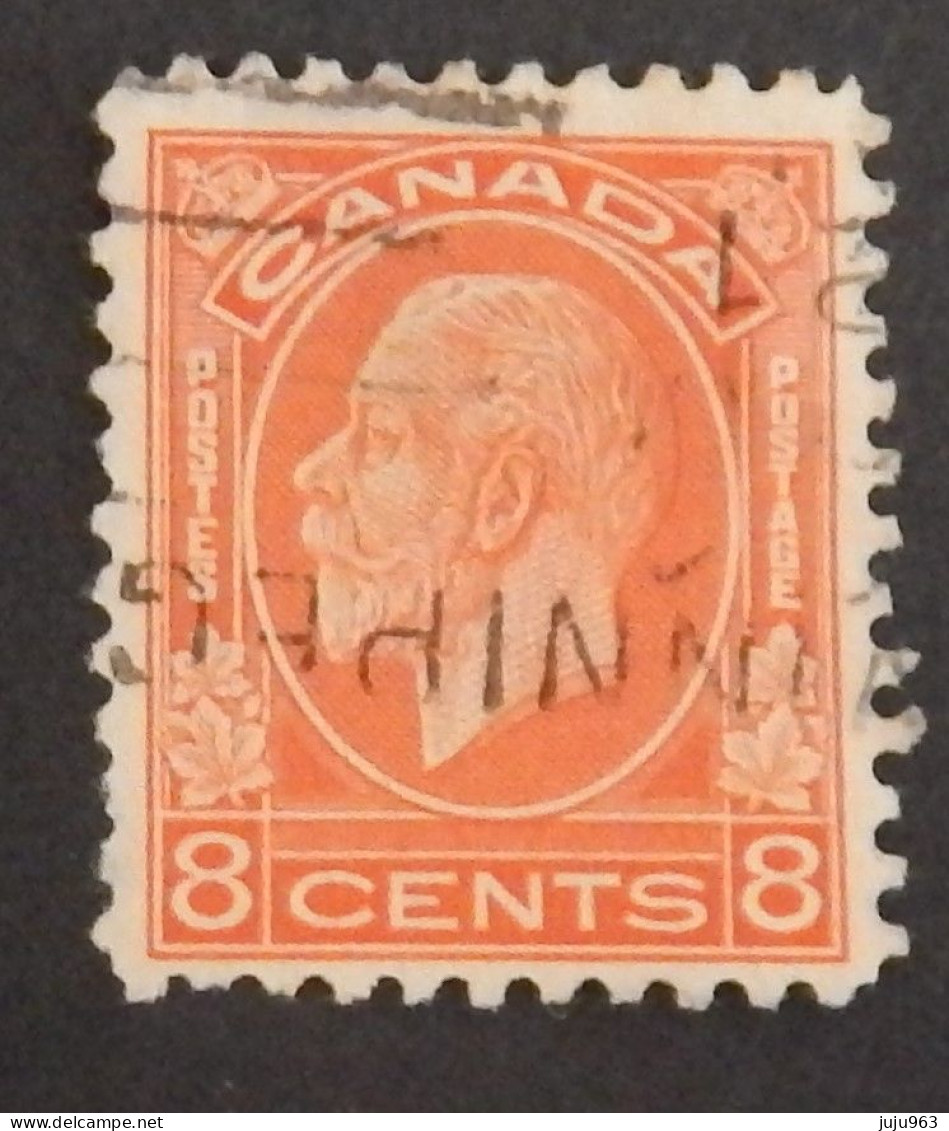 CANADA YT 166 OBLITÉRÉ "GEORGE V" ANNÉES 1932/1933 - Oblitérés