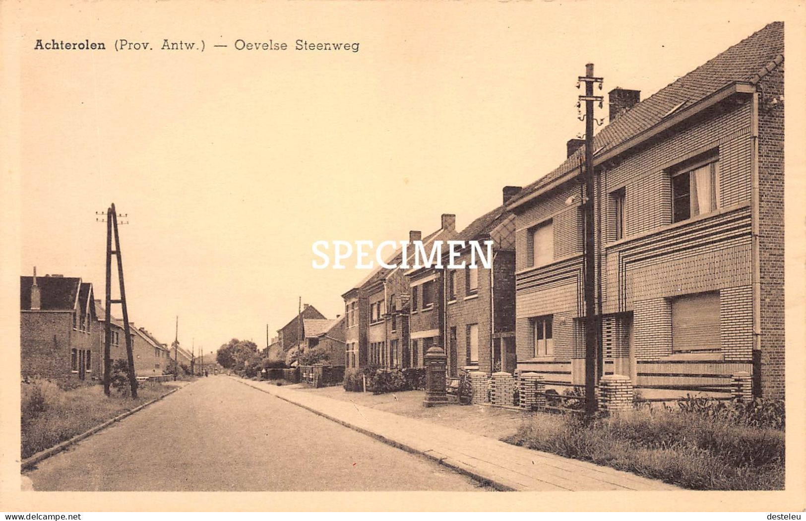 Oevelse Steenweg - Achterolen - Olen