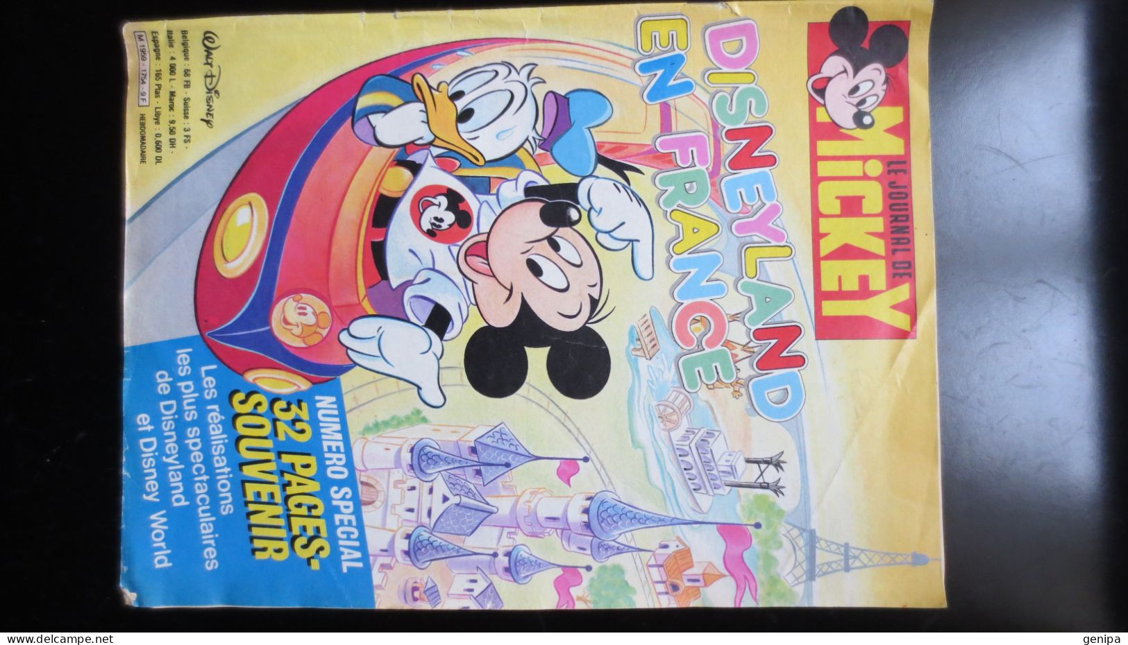 JOURNAL DE MICKEY N° 1754. Année 1986 - Journal De Mickey