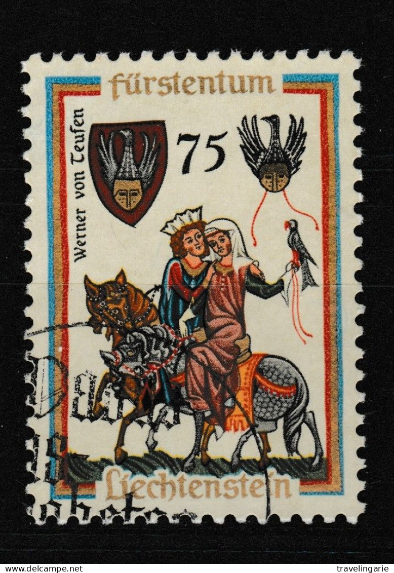 Liechtenstein 1963 Werner Von Teufen 75R  Used - Francobolli