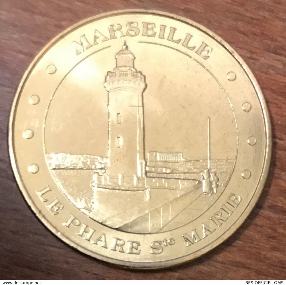 13 MARSEILLE LE PHARE SAINTE-MARIE MDP 2013 MÉDAILLE SOUVENIR MONNAIE DE PARIS JETON TOURISTIQUE MEDALS COINS TOKENS - 2013