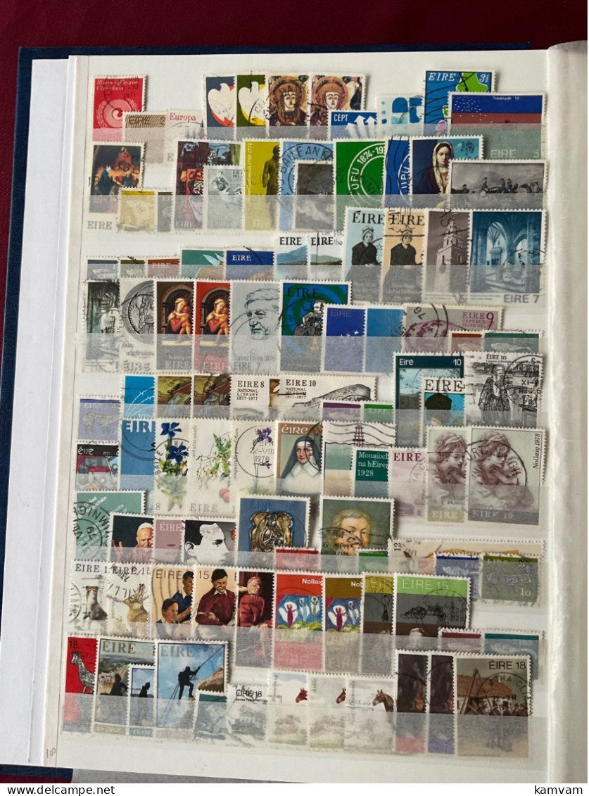 Ireland Eire Collection Sammlung - 1000 Different Stamps - Collections, Lots & Séries