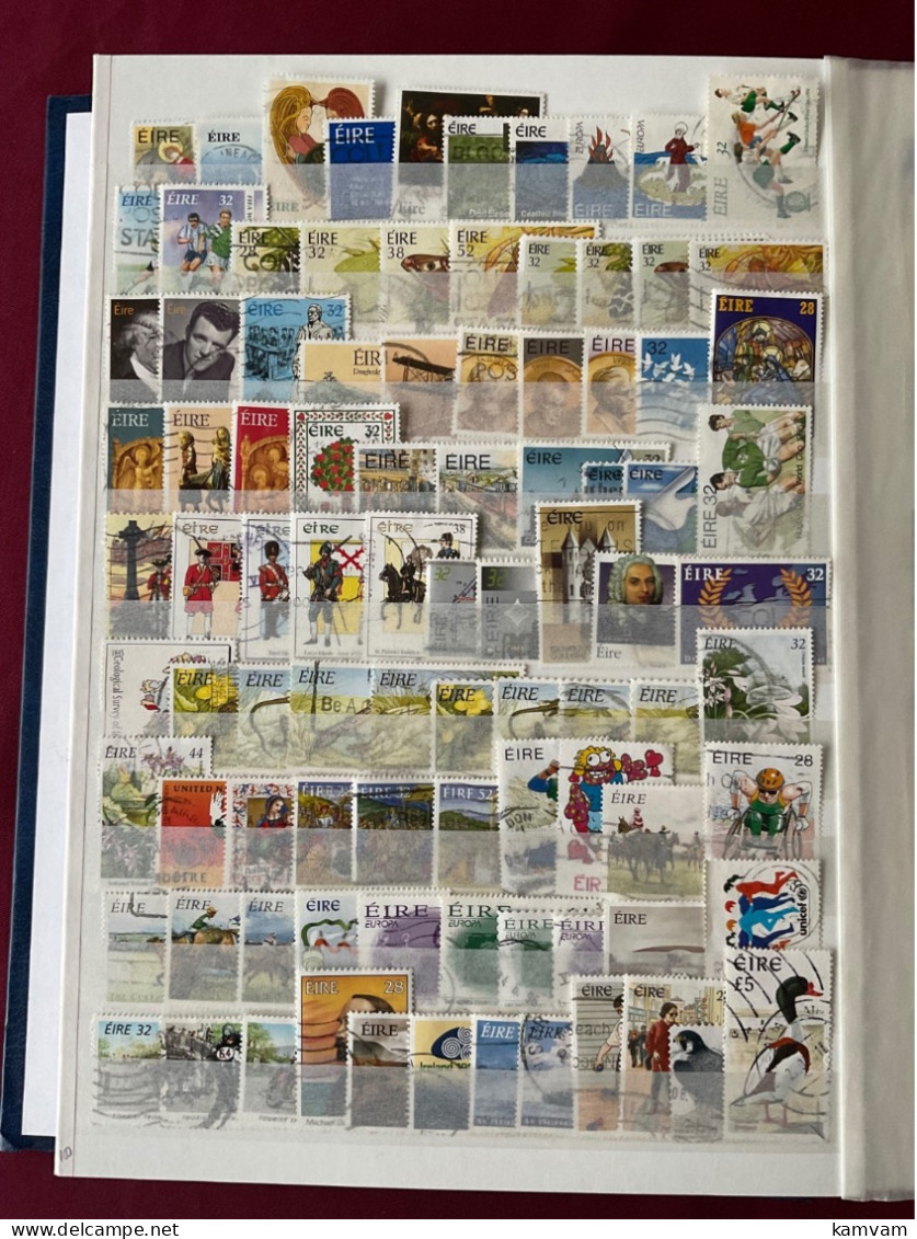 Ireland Eire collection sammlung - 1000 different stamps