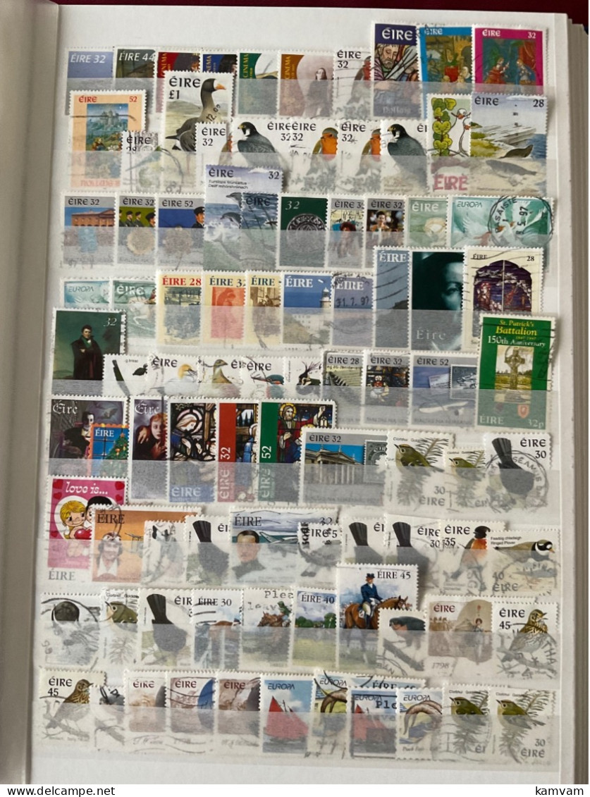 Ireland Eire collection sammlung - 1000 different stamps