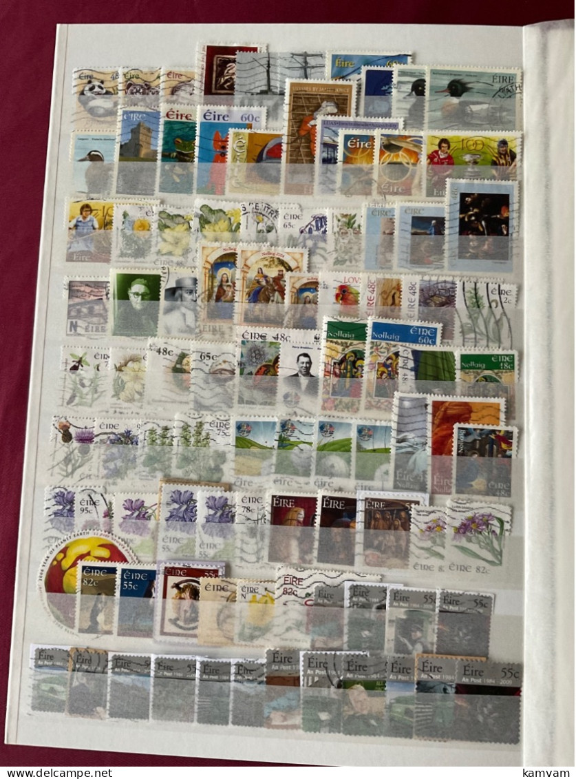 Ireland Eire collection sammlung - 1000 different stamps