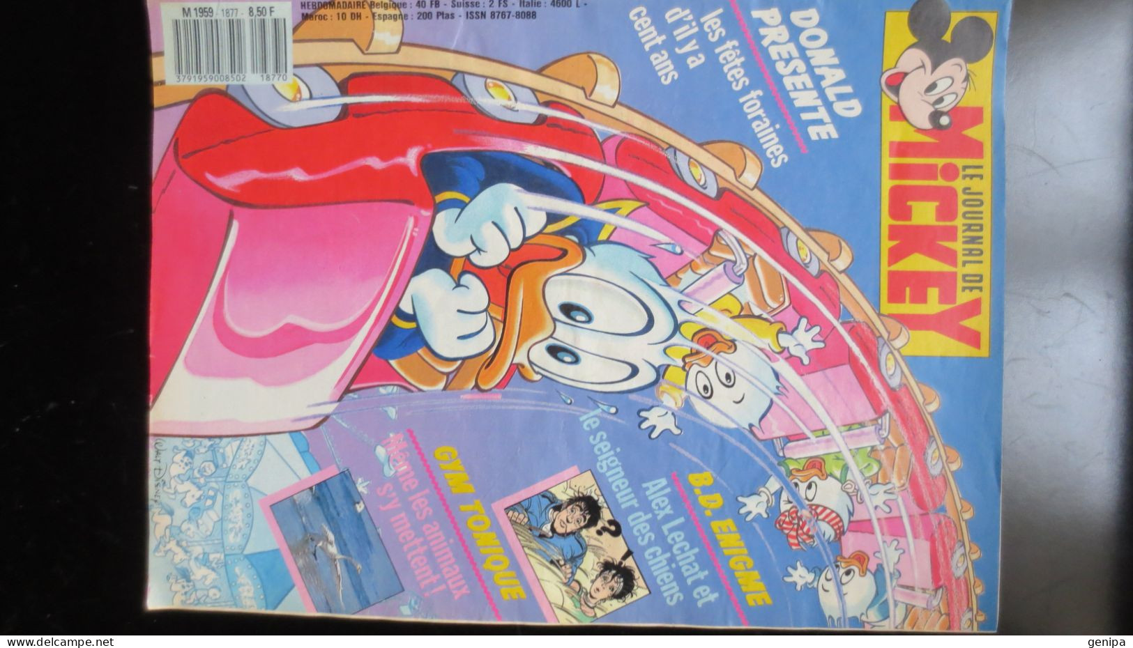 JOURNAL DE MICKEY N° 1877.  Année 1988 - Journal De Mickey