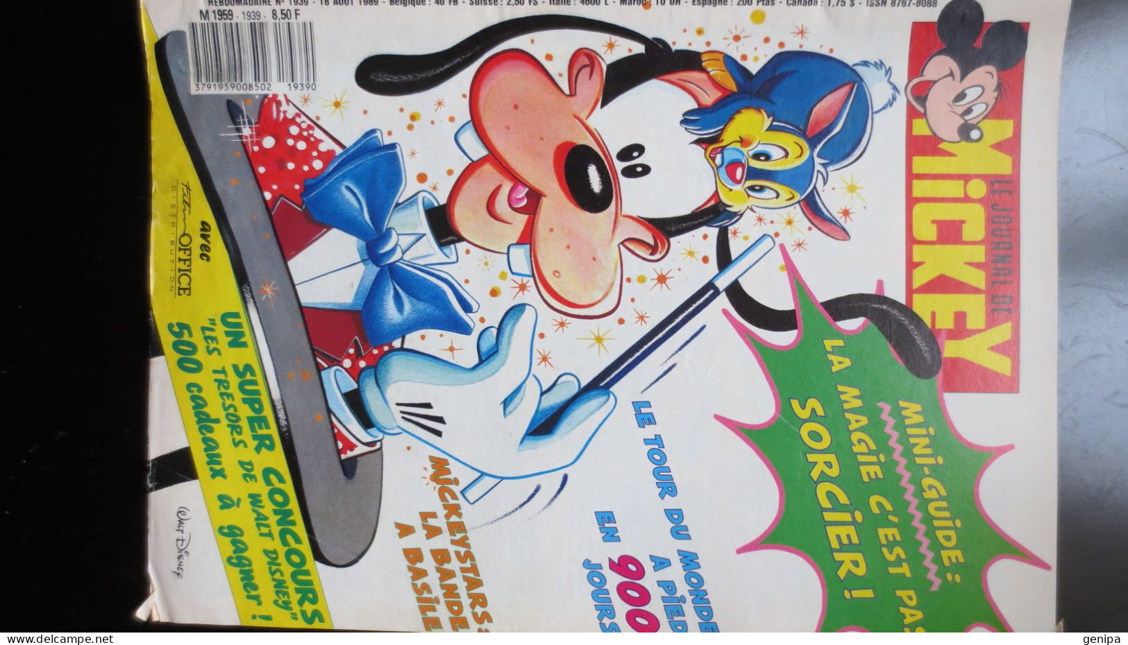 JOURNAL DE MICKEY N° 1939.  Année 1989 - Journal De Mickey