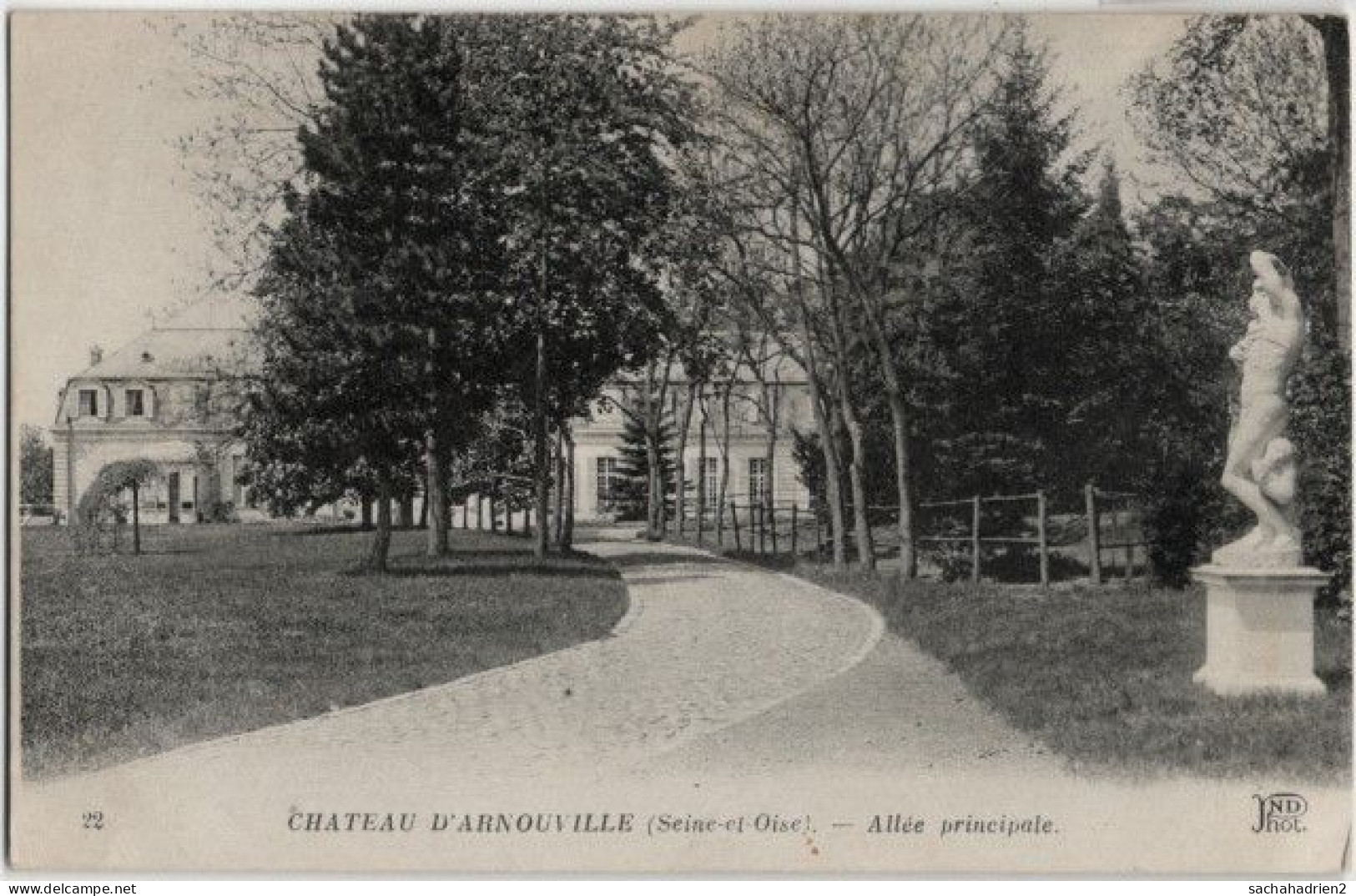 95. Château D'ARNOUVILLE. Allée Principale. 22 - Arnouville Les Gonesses