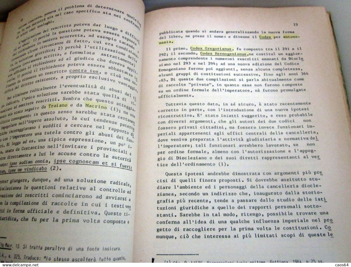 Critica testuale e studio storico del diritto Franca De Marini Avonzo Giappichelli 1973