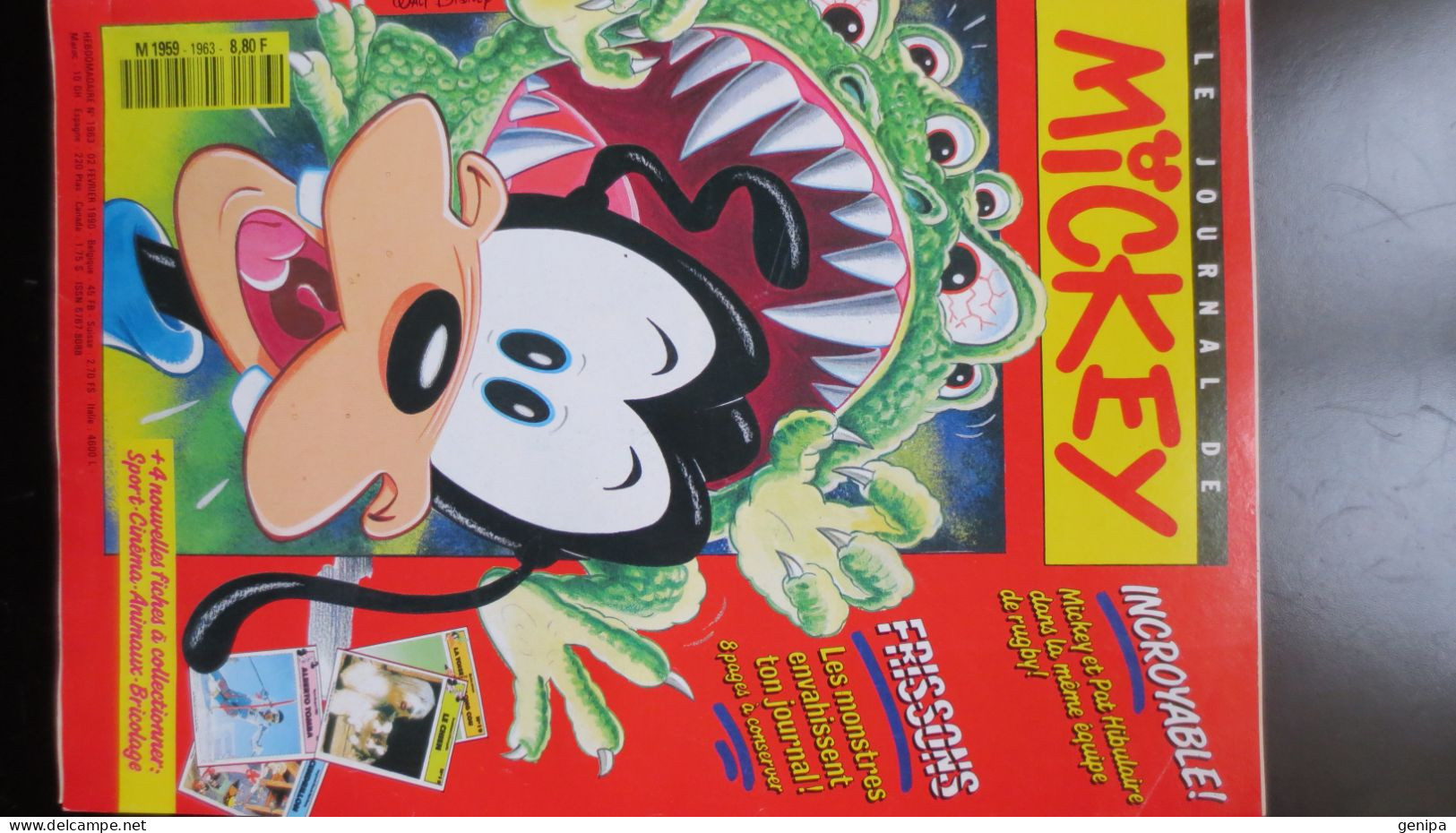 JOURNAL DE MICKEY N° 1963.  Année 1990 - Journal De Mickey