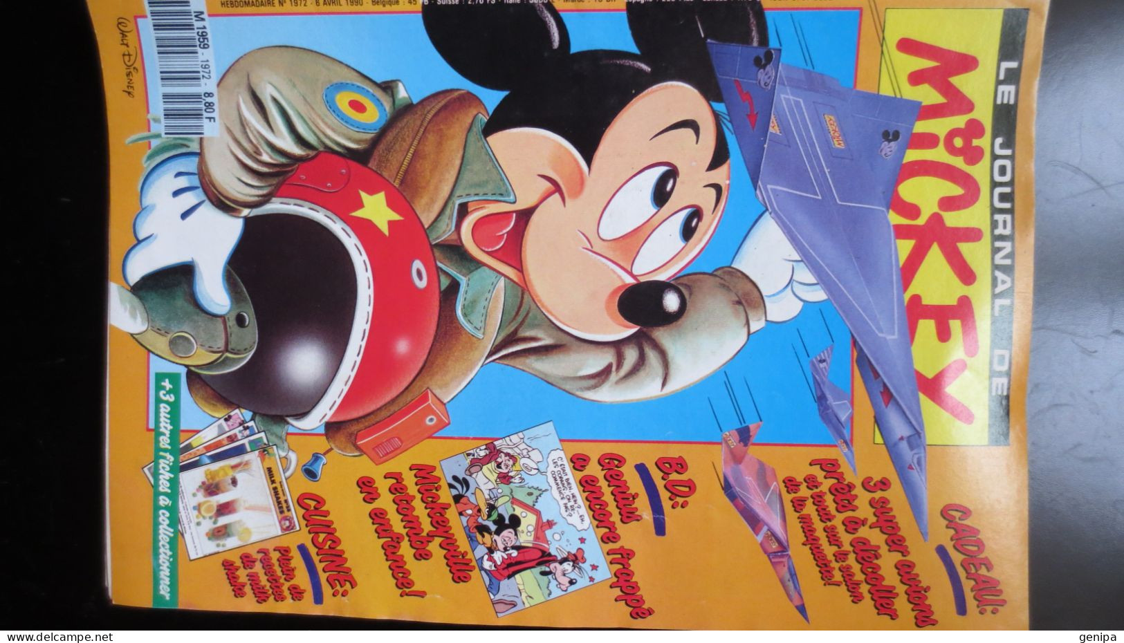 JOURNAL DE MICKEY N° 1972.  Année 1990 - Journal De Mickey