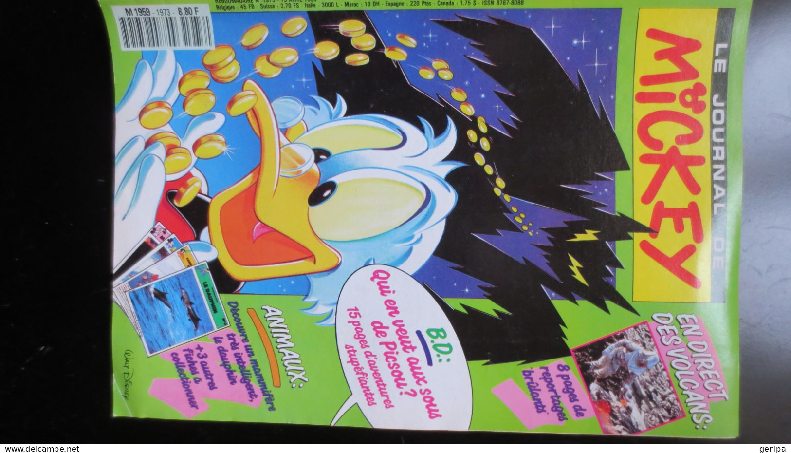 JOURNAL DE MICKEY N° 1973.  Année 1990 - Journal De Mickey