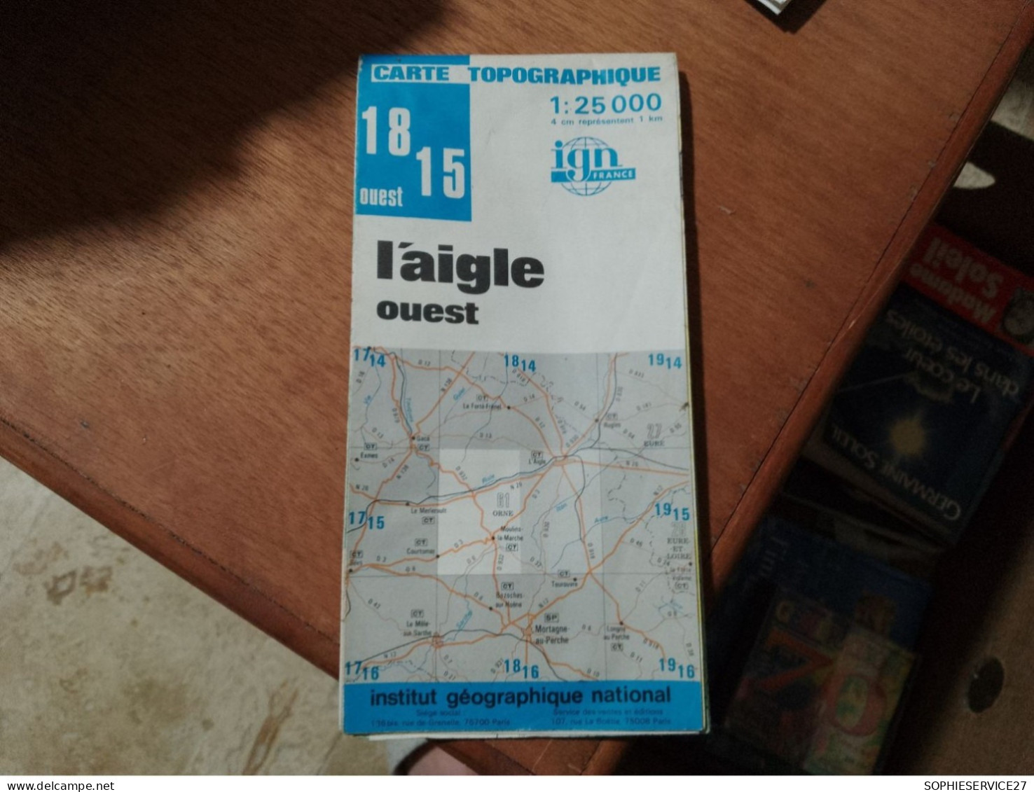 151 //   CARTE TOPOGRAPHIQUE "L'AIGLE Ouest" - Cartes Topographiques