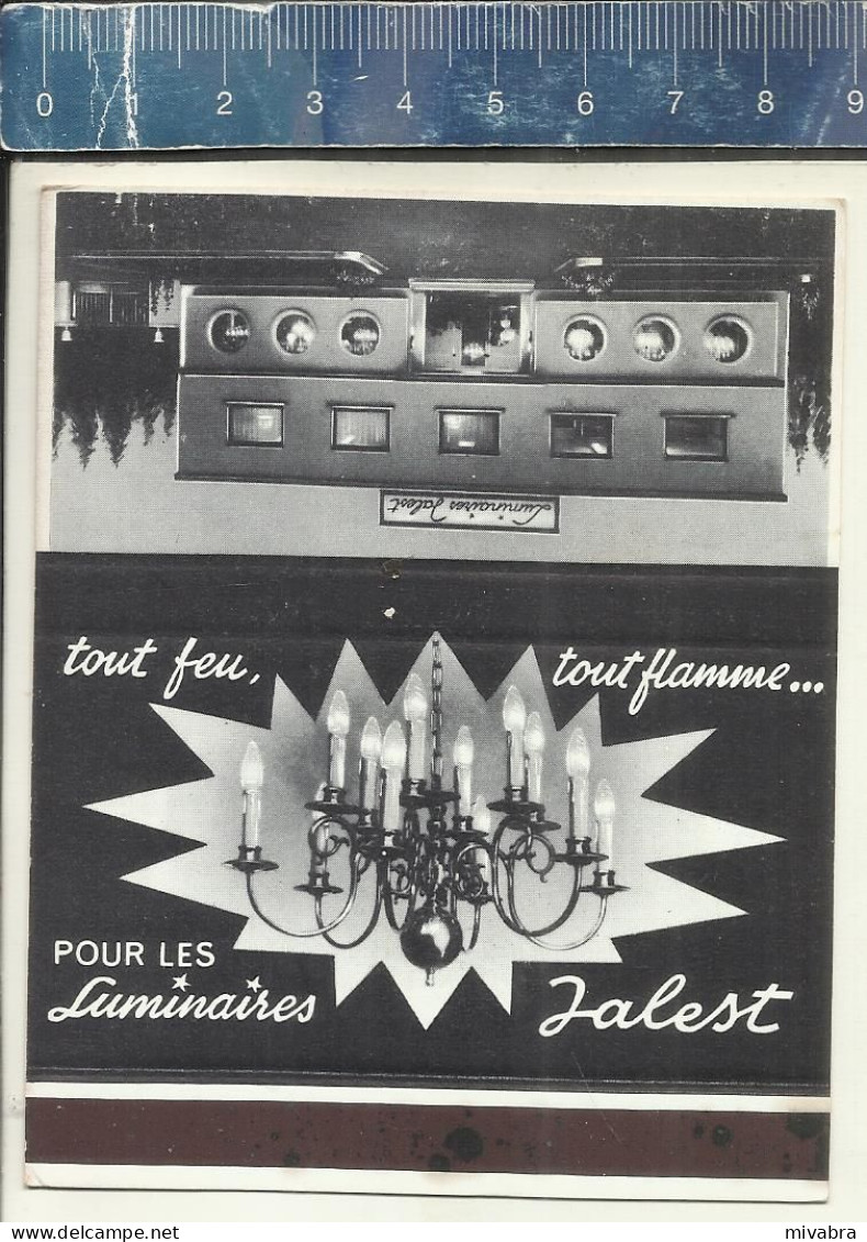 JALEST MANUFACTURE STRASBOURGEOISE DE LUMINAIRES -  OLD MATCHCOVER FRANCE - Boites D'allumettes - Etiquettes