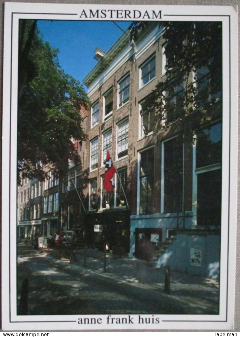 HOLLAND NETHERLANDS AMSTERDAM ANNE FRANK HOUSE PANORAMA POSTCARD CARTOLINA ANSICHTSKARTE CARTE POSTALE POSTKARTE - Amsterdam