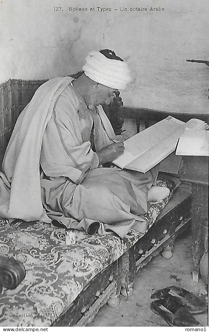 Algérie )  Un Notaire Arabe - Métiers