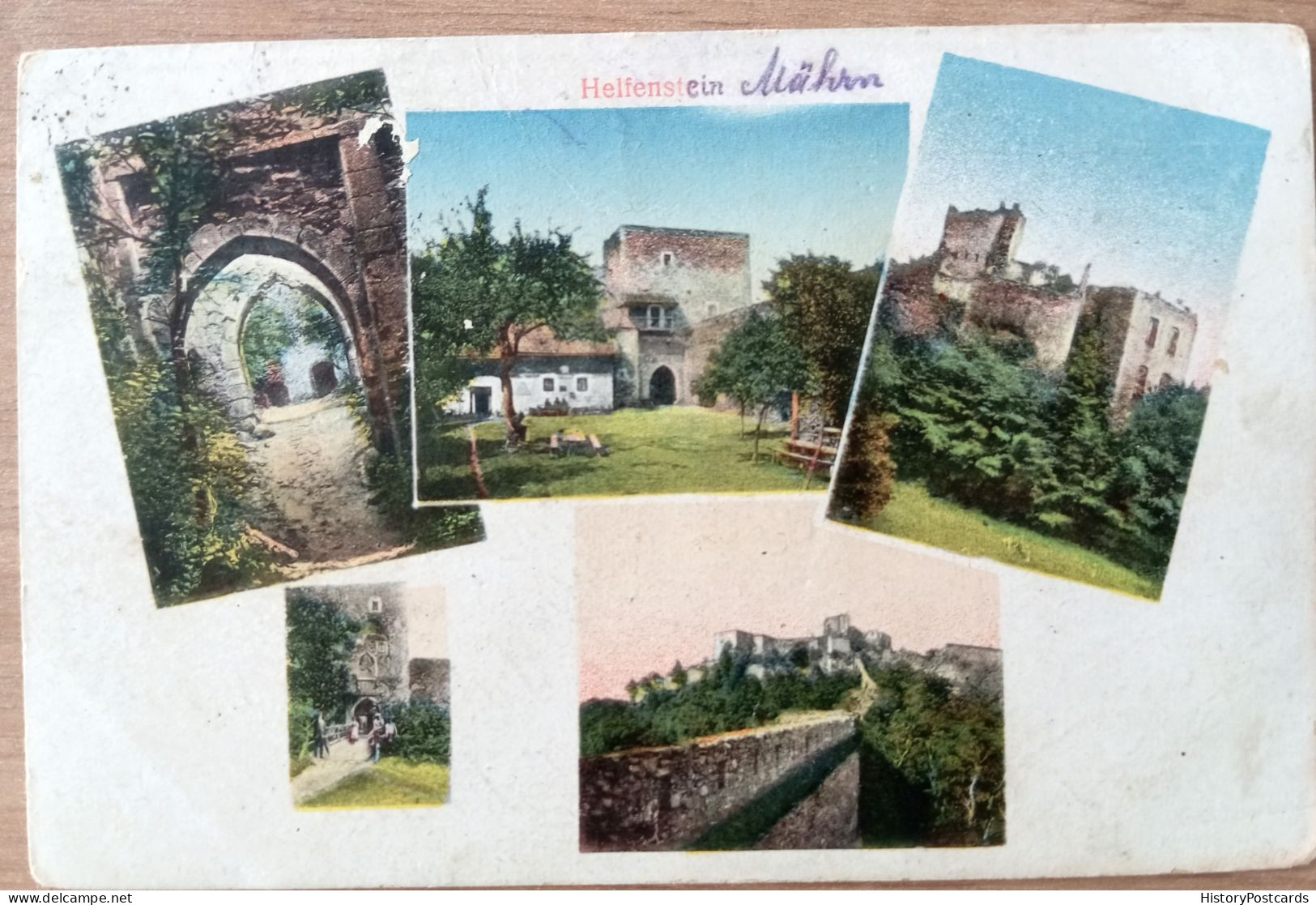 Helfenstein, Mähren, 5 Ansichten, Ca. 1910 - Boehmen Und Maehren