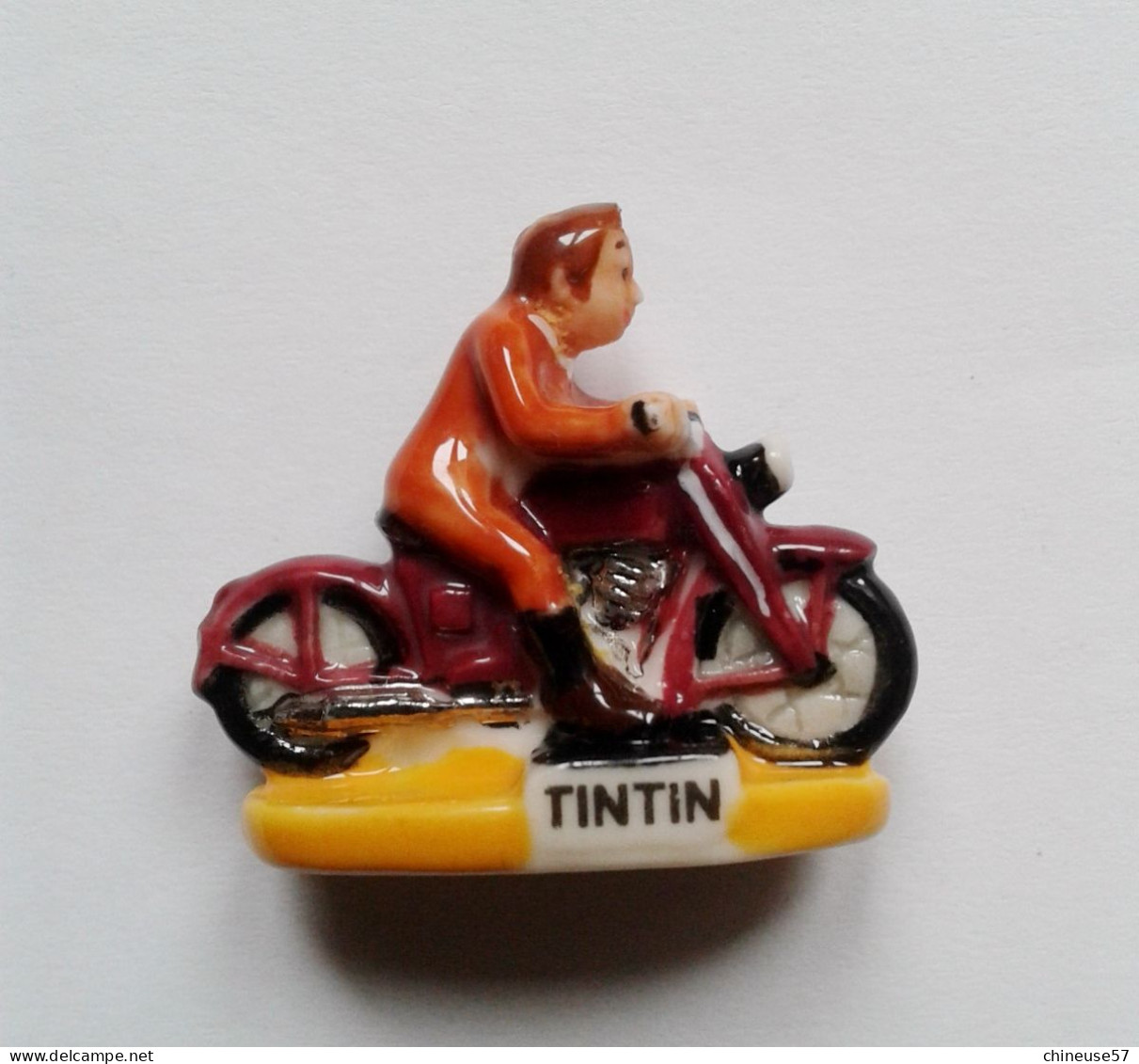 Fève Tintin 2013 Sur Sa Moto - Strips