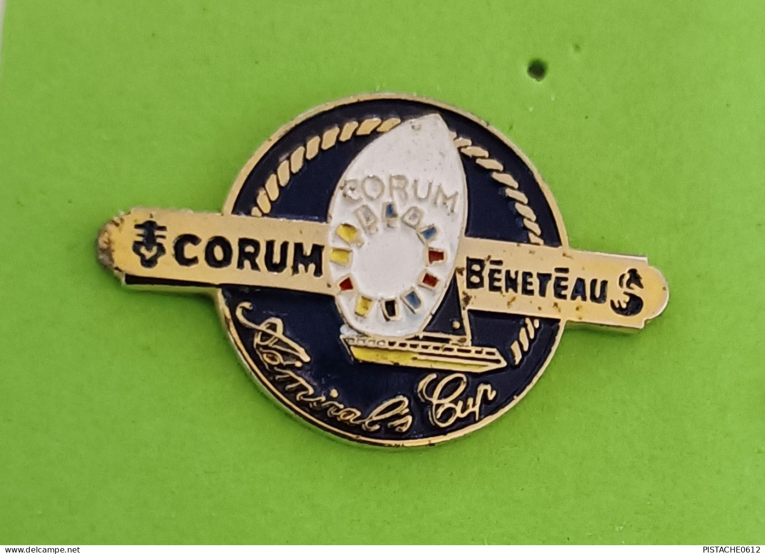 Pin's Bateau Voilier Corum Beneteau America's Cup - Schiffahrt