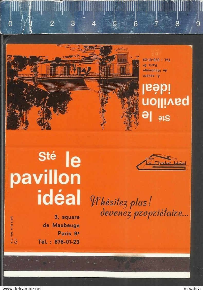 GROUPE LE CHALET IDÉALE - Sté LE PAVILLON IDÉALE PARIS -  OLD MATCHCOVER FRANCE - Boites D'allumettes - Etiquettes