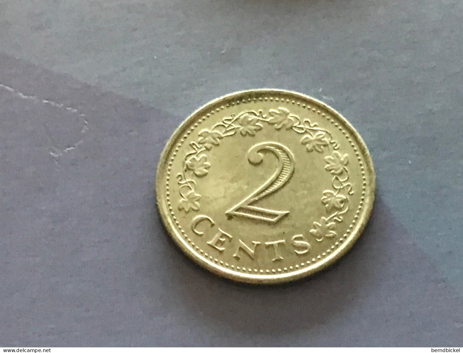 Münze Münzen Umlaufmünze Malta 2 Cent 1972 - Malte