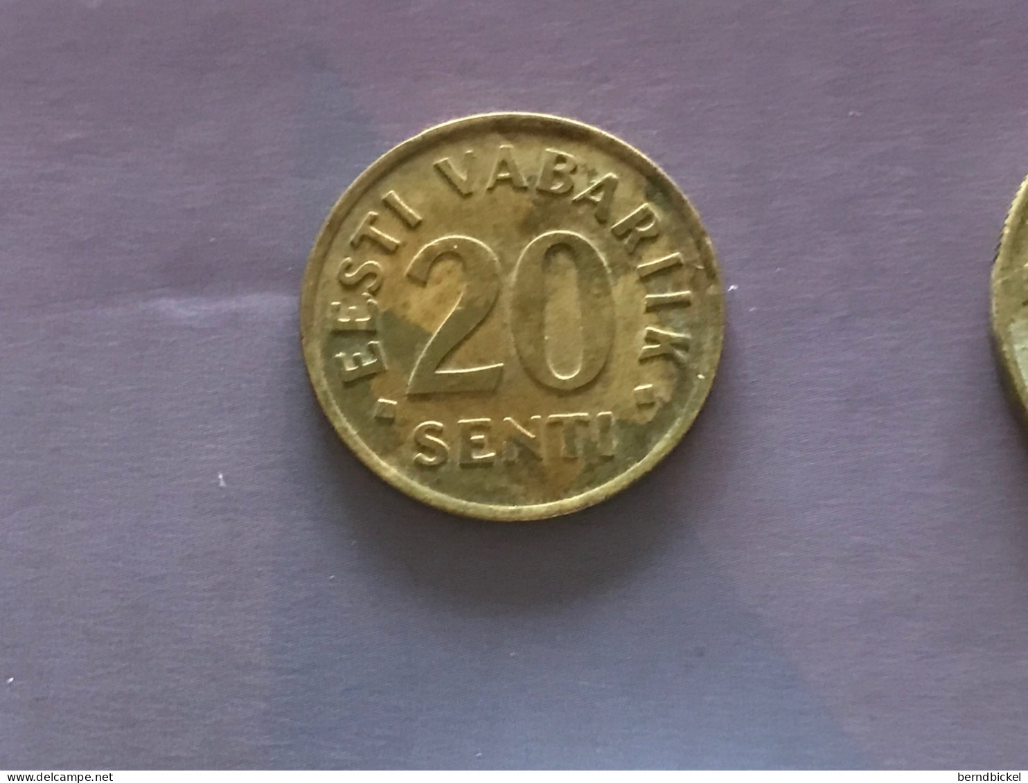 Münze Münzen Umlaufmünze Estland 20 Senti 1992 - Estonia