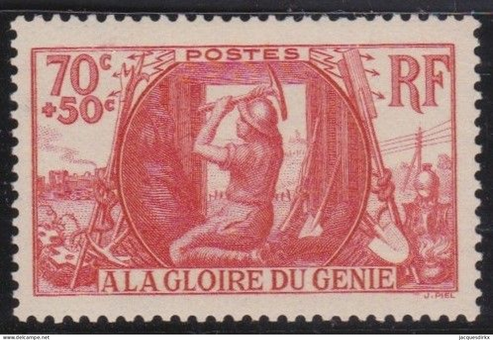 France  .  Y&T   .  423    .     *       .     Neuf Avec Gomme - Unused Stamps