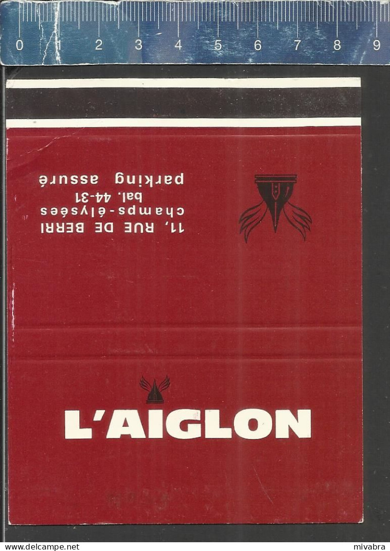 L'AIGLON CABARET GAULOIS PARIS (PINUP) -  OLD MATCHCOVER FRANCE - Boites D'allumettes - Etiquettes