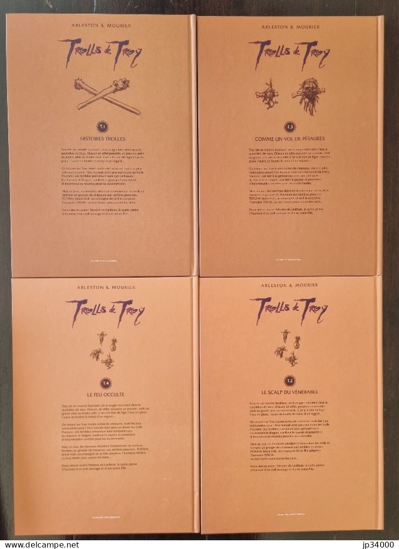 TROLLS DE TROY Intégrale 4 albums sous coffret (1+2+3+4) Edition Soleil 1997/98