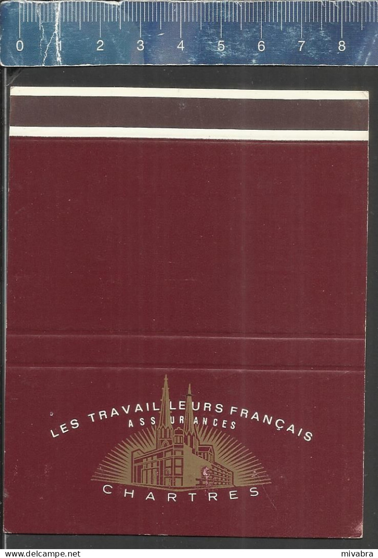 ASSURANCES LES TRAVAILLEURS FRANÇAIS CHARTRES -  OLD MATCHCOVER FRANCE - Boites D'allumettes - Etiquettes